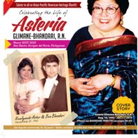 The Bhandari Family in Chicago Honors their Beloved Mom Asteria Glimane Bhandari, R.N.. Aug. 10, 1943-Jan. 17, 2016