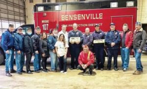 Chicago Nightingales pay it forward, Bensenville Firefi ghters