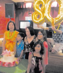 REYNA NUQUI (owner of Filipino Restaurant) TURNS 80!