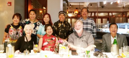 Congratulations & best wishes to VT columnist Maria Victoria & Husband Steve Smith on their 24th wedding anniversary held at Fogo de Chao Chicago with dear, old friends August 6, 2018