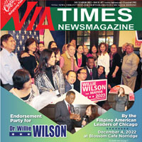 Wilson Receives Endorsement of Prominent Filipino American Leaders of Greater Chicago and VIA Times Newsmagazine