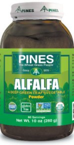 PINES-SUPERHEROES OF NUTRITION- ALFALFA Certified Organic | Non GMO Verified