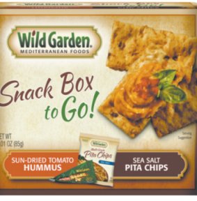 WILD GARDEN® HUMMUS SNACK PACKS TO GO! PROVIDE DELICIOUS AMD HEALTHY SNACK OPTION FOR PEOPLE ON-THE-GO