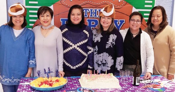 Janet Guinsatao’s 52nd Superbowl Birthday Celebration Held at Bay Colony Clubhouse with family and friends
