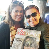 Melody Rabor-Dizon with her mother-in-law