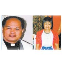 REV. FR. DIWANE R. CACAO (Healing Priest from Philippines) MELY D. DIONIDO (Coordinator)