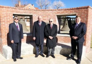 Photos of the Balangiga Bells and Philippine Ambassador to the US Jose Manuel G. Romualdez prior to the Veteran Remembrance Event on November 14, 2018, at the F.E. Warren Air Force Base in Wyoming, USA.
