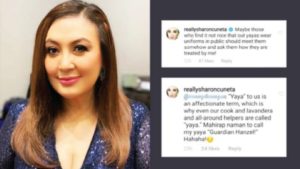 Sharon Cuneta criticized for making her yayas wear uniform; Megastar answers
